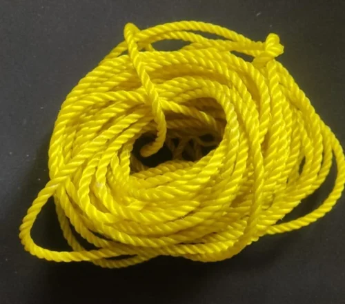 2mm Yellow Polypropylene Rope