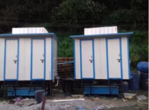 Frp Two Seater Mobile Toilet