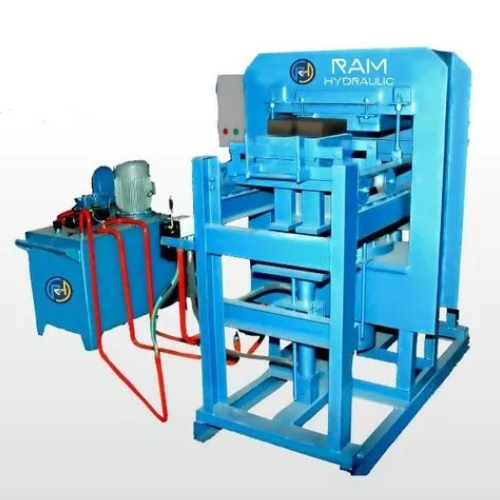 Manual High Pressure Fly Ash Brick Machine 2 Pcs In One Operation