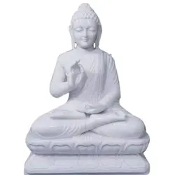 Gautam Bhudha Marble Statue
