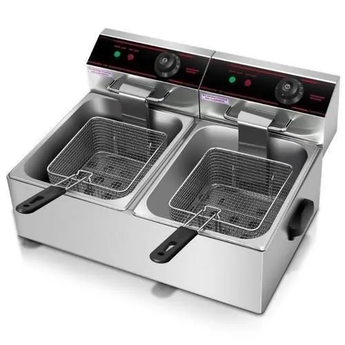 Deep Fryer And Display Counter
