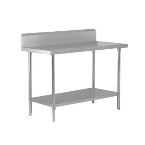 SS Work Table with Splashback