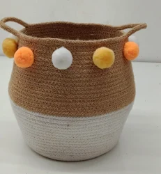Cotton Fancy storage Basket
