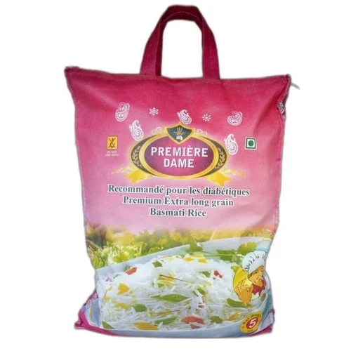 Loop Handle Zipper HDPE Rice Bag